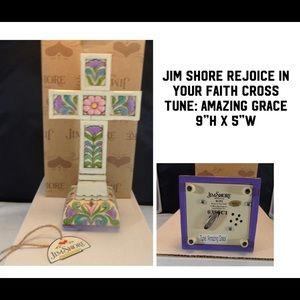 Jim Shore Rejoice In Your Faith Cross